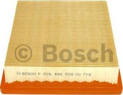 BOSCH F 026 400 025 - Gaisa filtrs ps1.lv