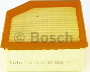 BOSCH F 026 400 023 - Gaisa filtrs ps1.lv