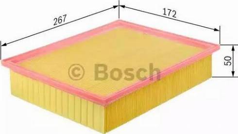 BOSCH F 026 400 141 - Gaisa filtrs ps1.lv