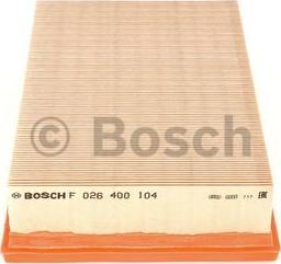 BOSCH F 026 400 104 - Gaisa filtrs ps1.lv