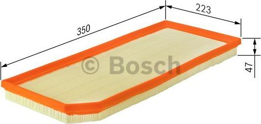 BOSCH F 026 400 181 - Gaisa filtrs ps1.lv