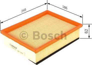 BOSCH F 026 400 120 - Gaisa filtrs ps1.lv