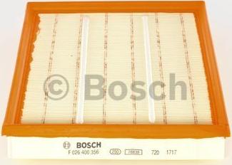 BOSCH F 026 400 356 - Gaisa filtrs ps1.lv