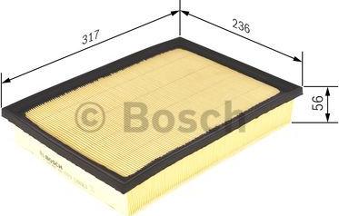 BOSCH F 026 400 303 - Gaisa filtrs ps1.lv