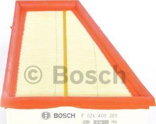 BOSCH F 026 400 380 - Gaisa filtrs ps1.lv