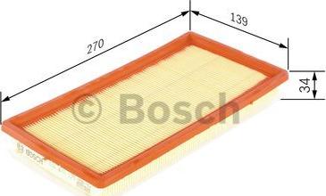 BOSCH F 026 400 378 - Gaisa filtrs ps1.lv