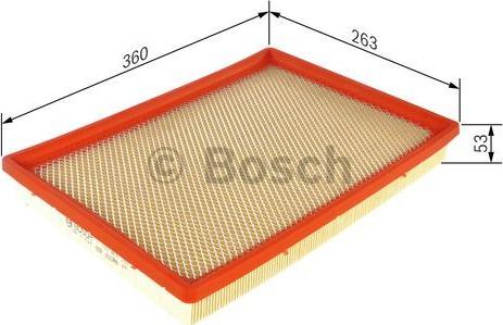 BOSCH F 026 400 266 - Gaisa filtrs ps1.lv