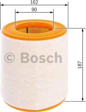 BOSCH F 026 400 261 - Gaisa filtrs ps1.lv