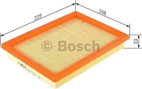 BOSCH F 026 400 222 - Gaisa filtrs ps1.lv