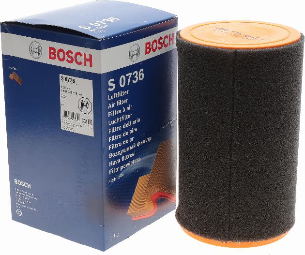 BOSCH F 026 400 736 - Gaisa filtrs ps1.lv