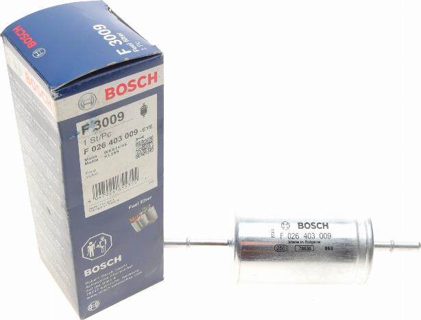 BOSCH F 026 403 009 - Degvielas filtrs ps1.lv