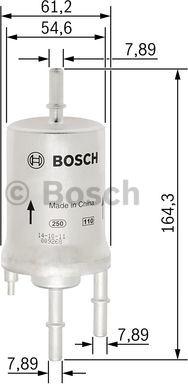 BOSCH F 026 403 008 - Degvielas filtrs ps1.lv