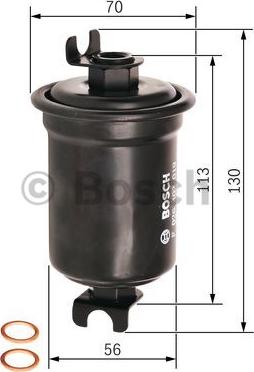 BOSCH F 026 403 019 - Degvielas filtrs ps1.lv