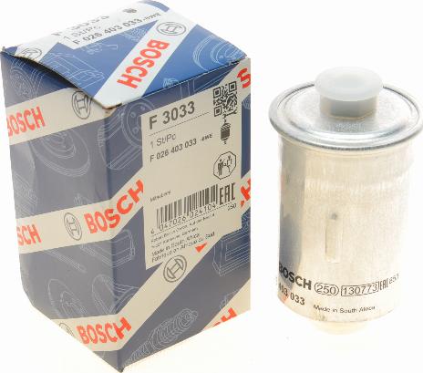 BOSCH F 026 403 033 - Degvielas filtrs ps1.lv