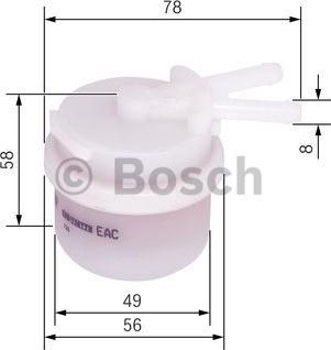 BOSCH F 026 403 027 - Degvielas filtrs ps1.lv