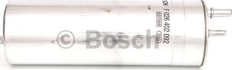 BOSCH F 026 402 092 - Degvielas filtrs ps1.lv