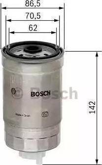 BOSCH F 026 402 010 - Degvielas filtrs ps1.lv