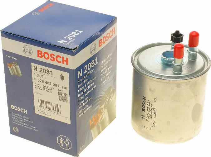 BOSCH F 026 402 081 - Degvielas filtrs ps1.lv