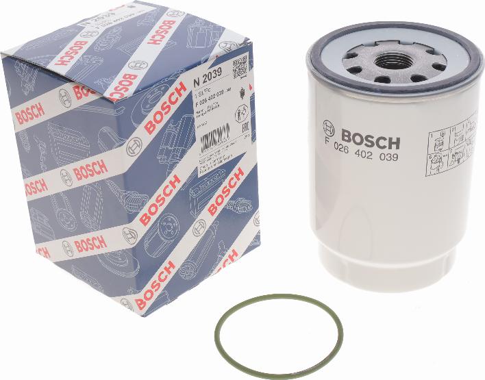 BOSCH F 026 402 039 - Degvielas filtrs ps1.lv