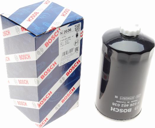 BOSCH F 026 402 036 - Degvielas filtrs ps1.lv