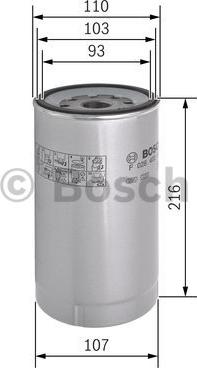 BOSCH F 026 402 143 - Degvielas filtrs ps1.lv