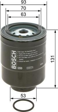 BOSCH F 026 402 163 - Degvielas filtrs ps1.lv