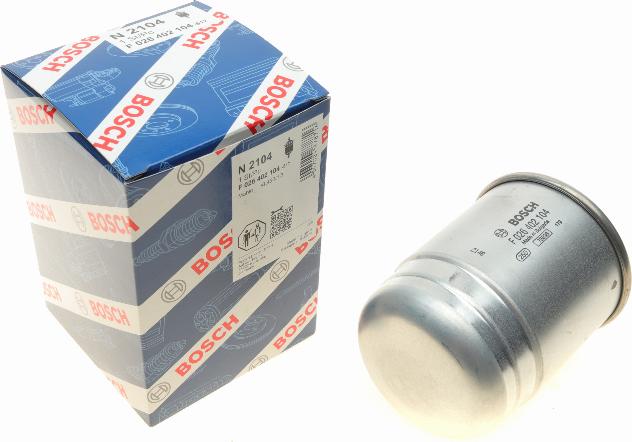 BOSCH F 026 402 104 - Degvielas filtrs ps1.lv