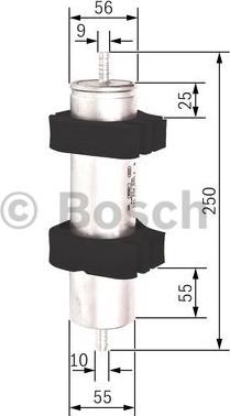 BOSCH F 026 402 111 - Degvielas filtrs ps1.lv