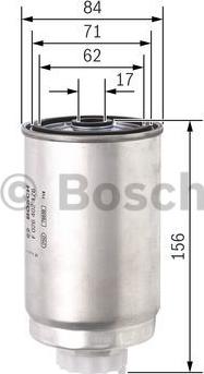 BOSCH F 026 402 176 - Degvielas filtrs ps1.lv