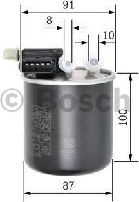 BOSCH F 026 402 844 - Degvielas filtrs ps1.lv