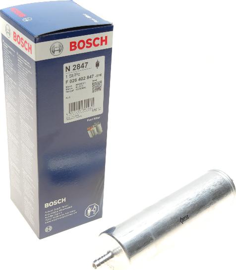 BOSCH F 026 402 847 - Degvielas filtrs ps1.lv