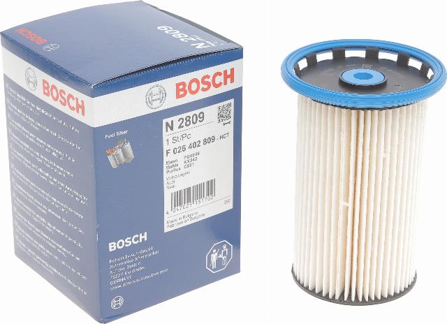 BOSCH F 026 402 809 - Degvielas filtrs ps1.lv