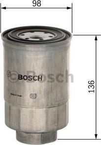 BOSCH F 026 402 831 - Degvielas filtrs ps1.lv