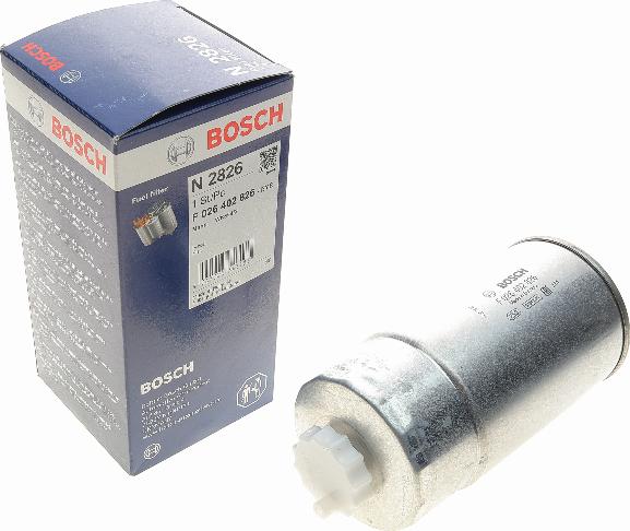 BOSCH F 026 402 826 - Degvielas filtrs ps1.lv