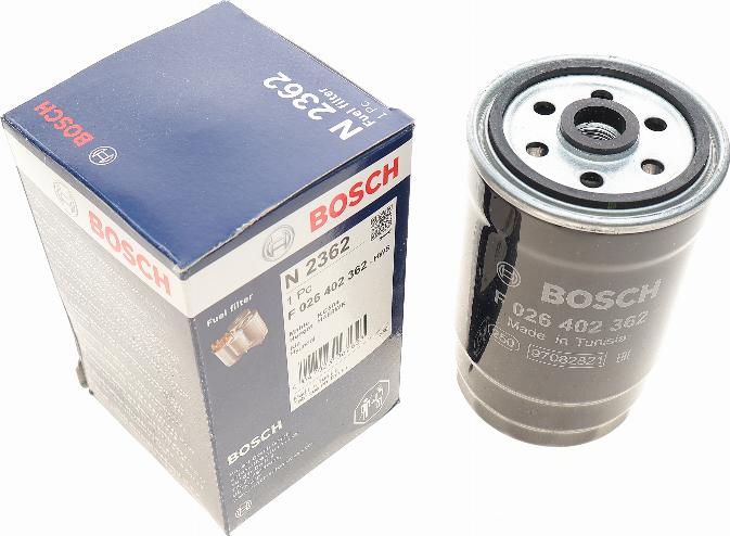 BOSCH F 026 402 362 - Degvielas filtrs ps1.lv