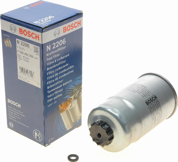 BOSCH F 026 402 206 - Degvielas filtrs ps1.lv