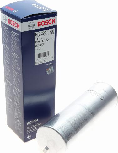 BOSCH F 026 402 220 - Degvielas filtrs ps1.lv