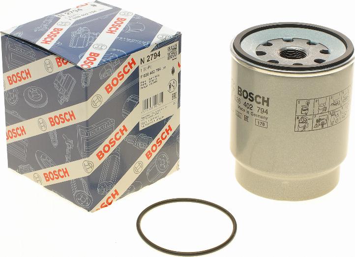 BOSCH F 026 402 794 - Degvielas filtrs ps1.lv