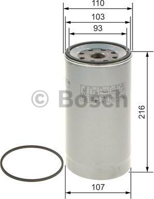 BOSCH F 026 402 747 - Degvielas filtrs ps1.lv