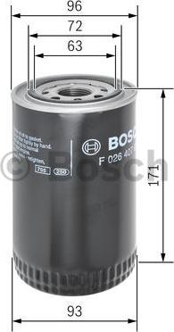 BOSCH F 026 407 057 - Eļļas filtrs ps1.lv