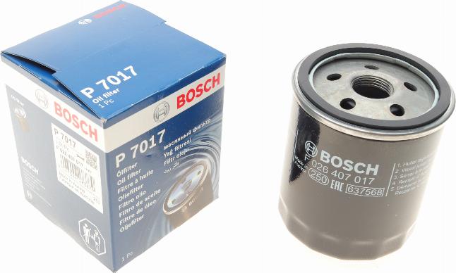 BOSCH F 026 407 017 - Eļļas filtrs ps1.lv