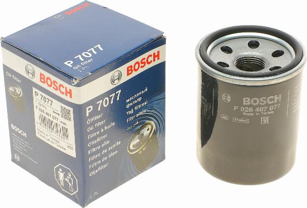 BOSCH F 026 407 077 - Eļļas filtrs ps1.lv