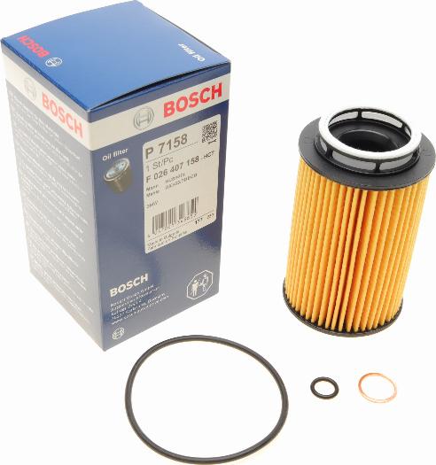 BOSCH F 026 407 158 - Eļļas filtrs ps1.lv