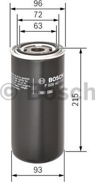 BOSCH F 026 407 115 - Eļļas filtrs ps1.lv