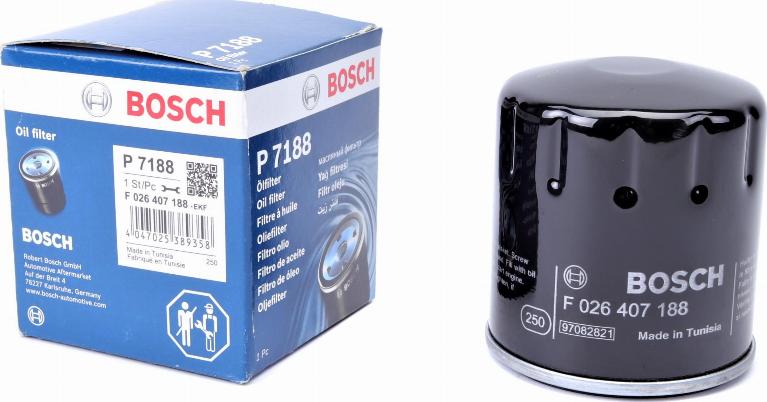 BOSCH F 026 407 188 - Eļļas filtrs ps1.lv