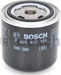 BOSCH F 026 407 138 - Eļļas filtrs ps1.lv