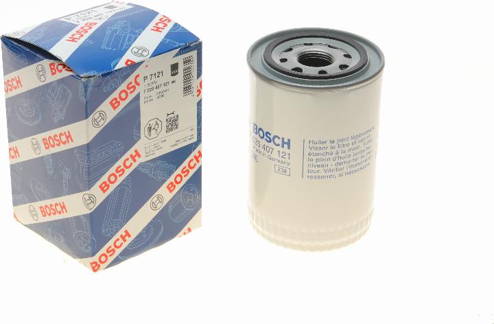 BOSCH F 026 407 121 - Eļļas filtrs ps1.lv