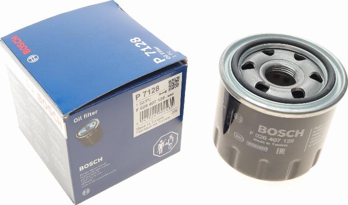 BOSCH F 026 407 128 - Eļļas filtrs ps1.lv