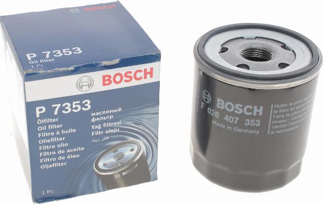 BOSCH F 026 407 353 - Eļļas filtrs ps1.lv