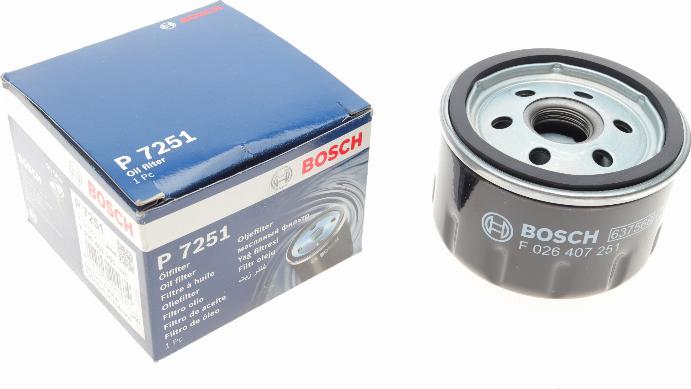 BOSCH F 026 407 251 - Eļļas filtrs ps1.lv